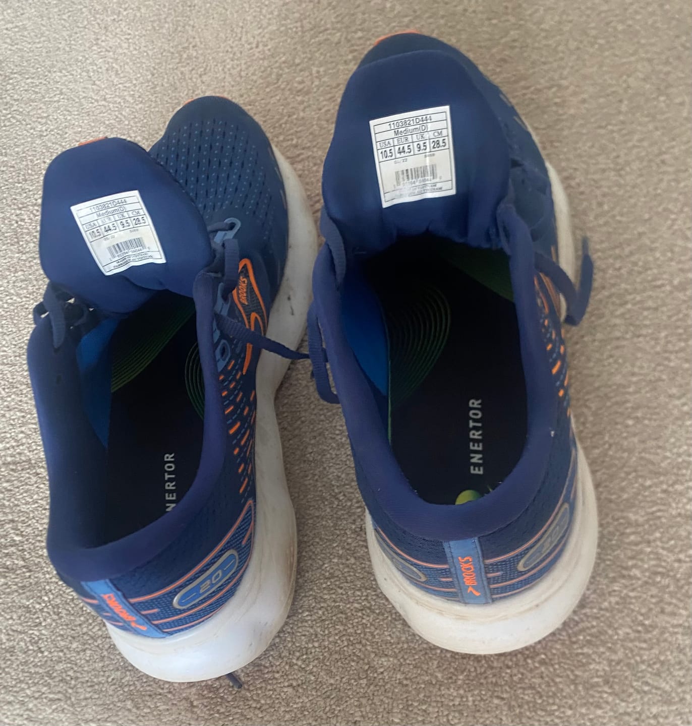 Customer photo review of Running insoles