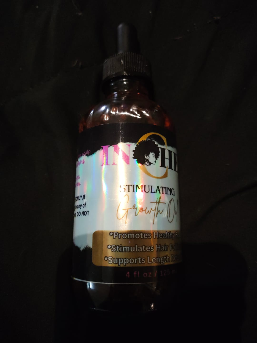 Customer photo review of "Inches" Hair Growth Oil – Natural Formula for Thicker, Longer, Healthier Hair