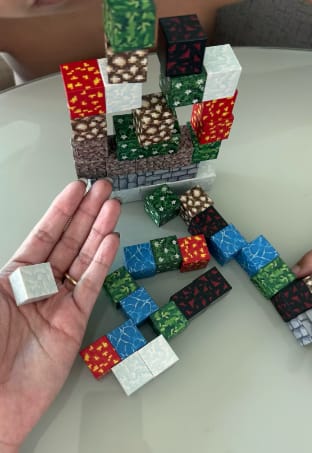 Customer photo review of 100 Bloques Magnéticos CREARIO™