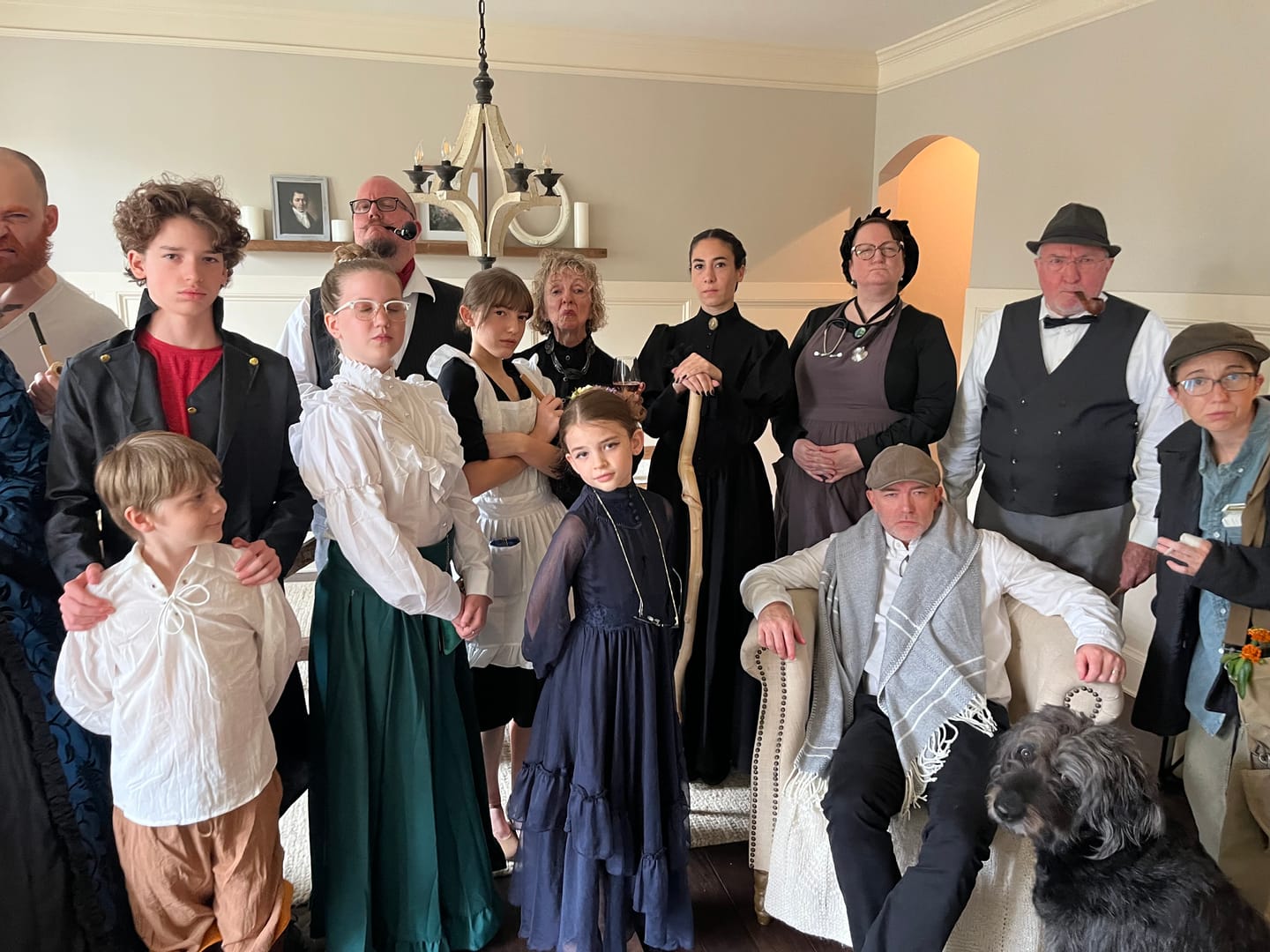 Customer photo review of Sherlock Holmes Murder Mystery Host Your Own Game Kit