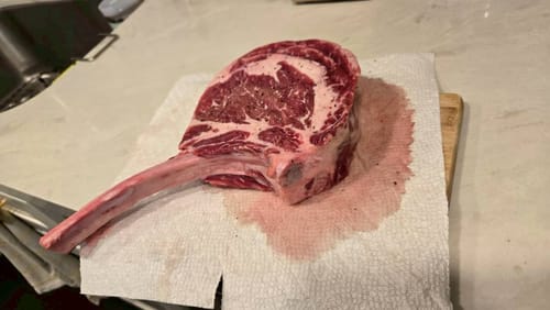 Customer photo review of USDA Choice Family Steak Pack