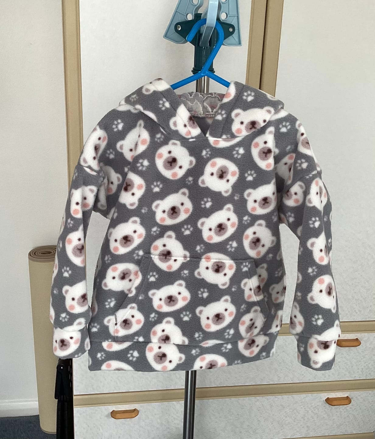 Customer photo review of Bear Faces Anti Pill Polar Fleece Fabric