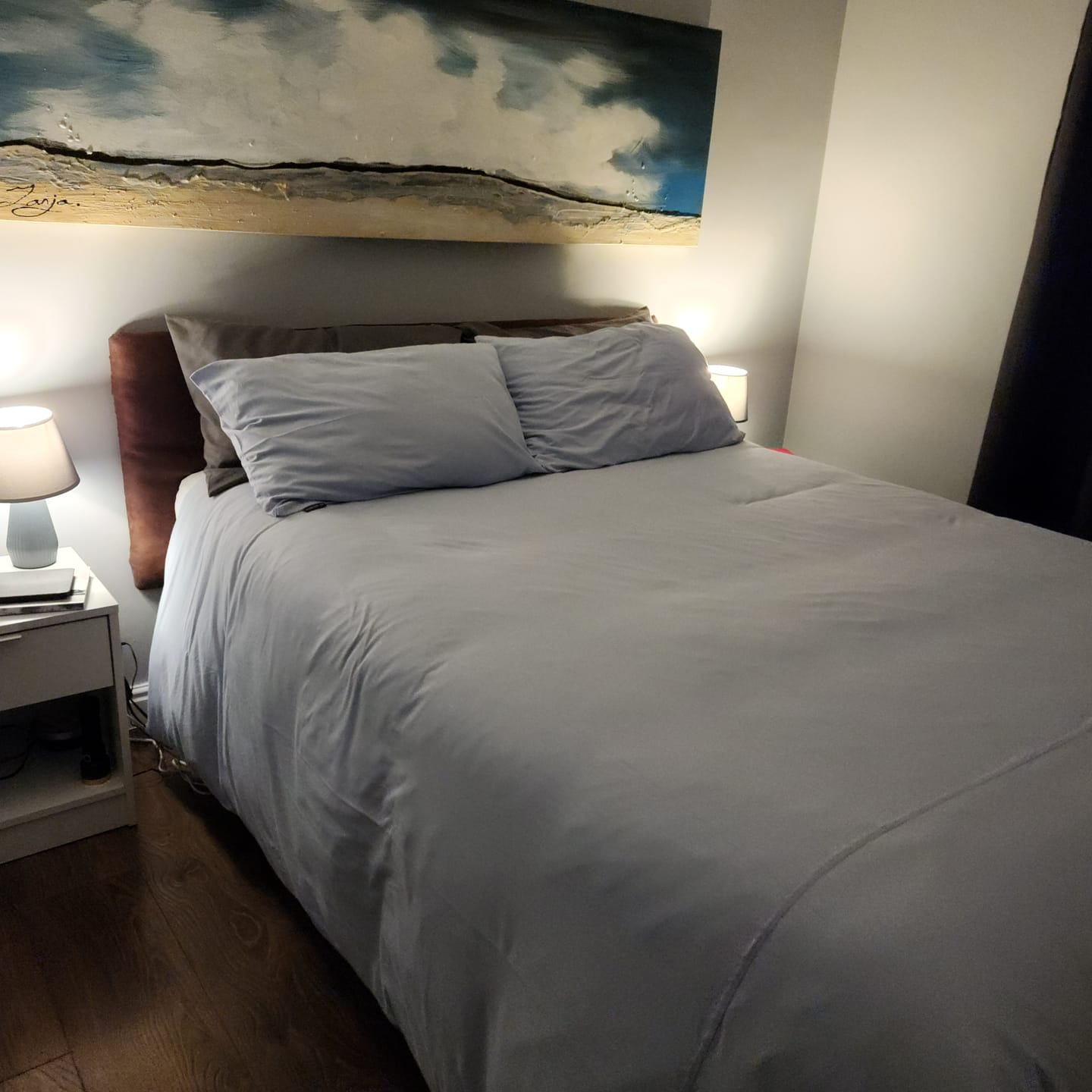 Customer photo review of Duvet Cover Set - Hydrangea