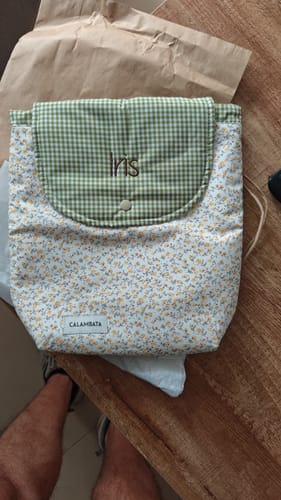 Customer photo review of Mochila infantil primavera