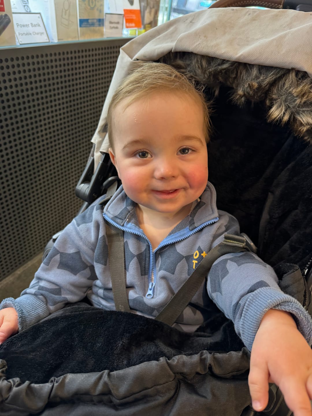 Customer photo review of Olive + The Captain Zip Pullover | Midnight Supernova