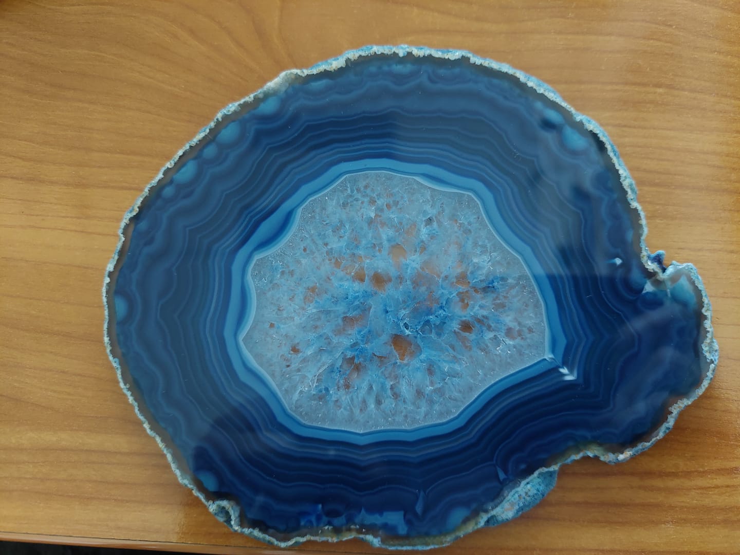 Customer photo review of Blue Lace Agate Crystal Slice