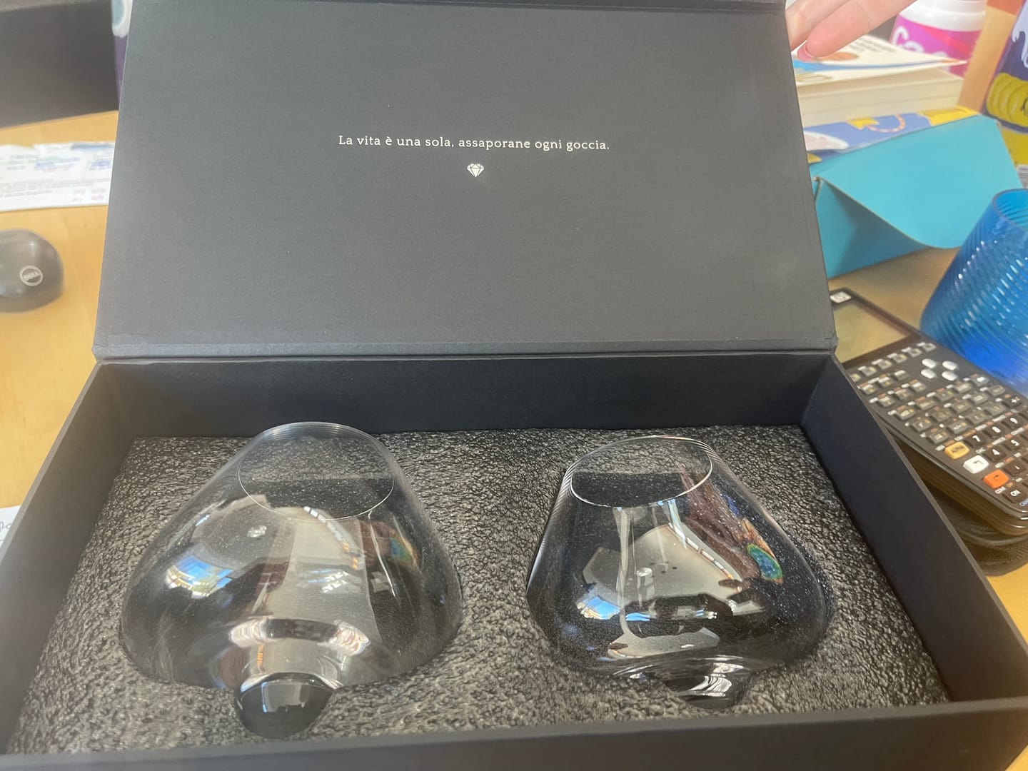 Customer photo review of Aequilibrium Wine Glass