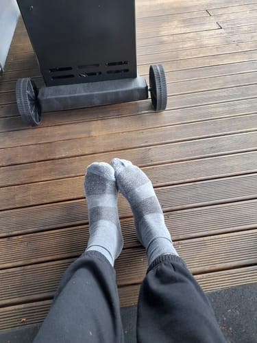 Customer photo review of Crew Socks