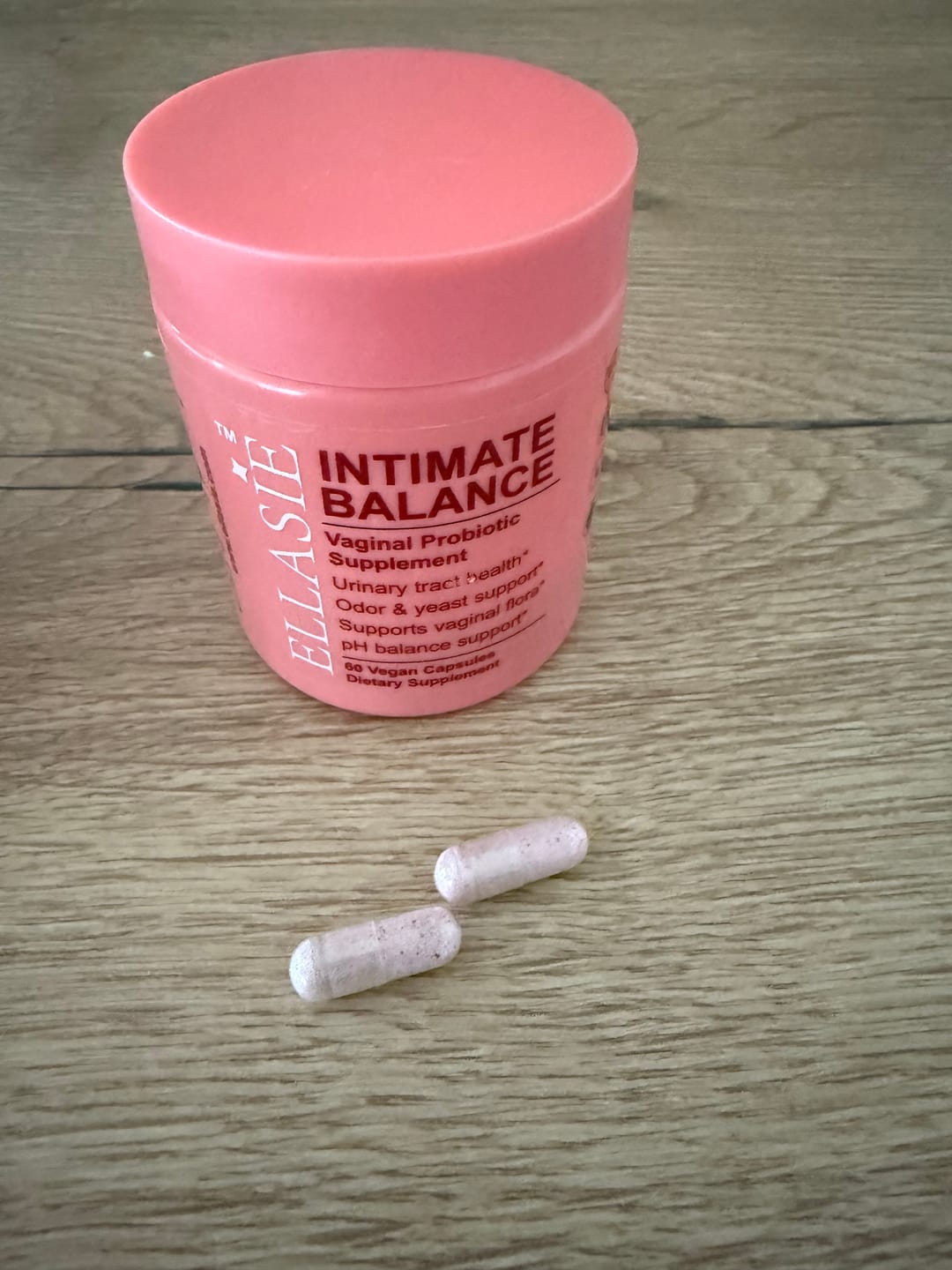 Customer photo review of Women’s Vaginal Probiotic – Supports Microbiome & pH | 60 Vegan Caps