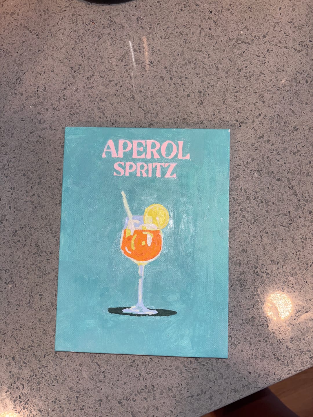 Customer photo review of 6 Mini Paintings - Elegant Cocktail Set
