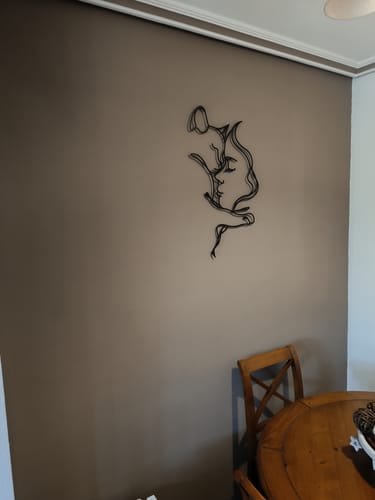 Customer photo review of Décoration Murale Métal - Amoureux des chats