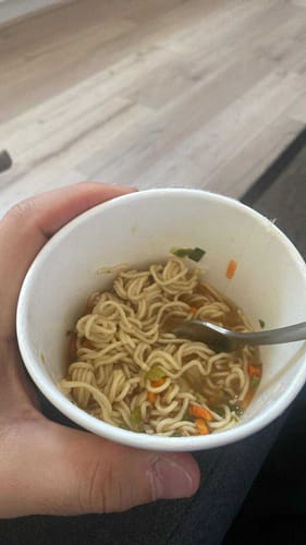 Customer photo review of Qetoe Low Carb High Protein Instant Cup Noodle - COMBO 4 PACK