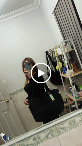 Customer video review of Bagsmart 20L Puffy Tote Bag with 15.6" Laptop Compartment