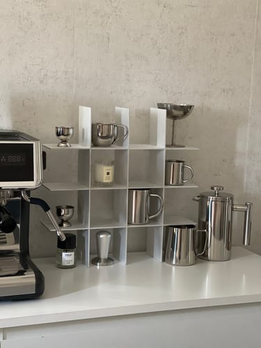 Customer photo review of Stello Countertop Grid Shelf