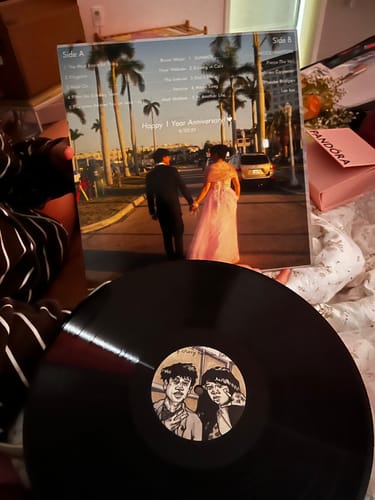 Customer photo review of Custom Vinyl Records