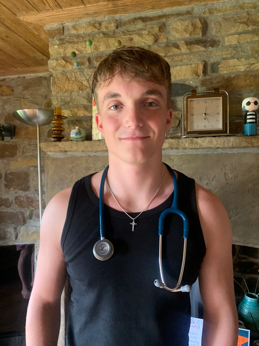 Customer photo review of Littmann Classic III Monitoring Stethoscope: Caribbean Blue 5623