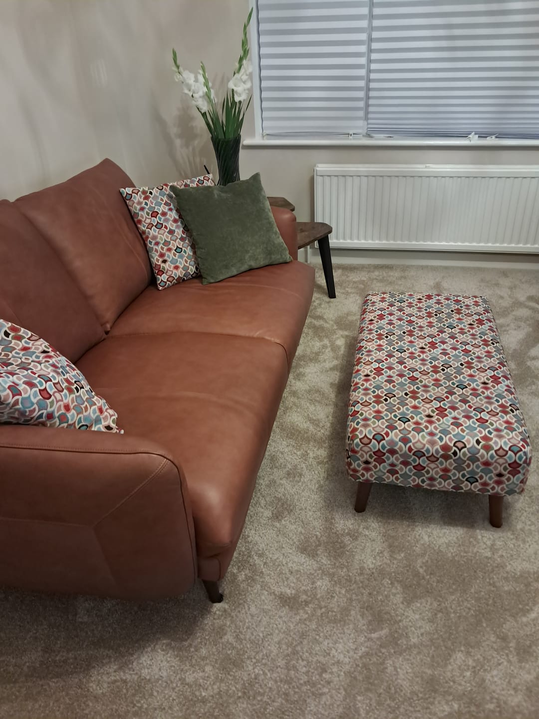Customer photo review of Multicolour Abstract Tiles Tapestry Fabric