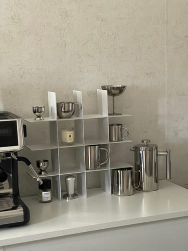 Customer photo review of Stello Countertop Grid Shelf