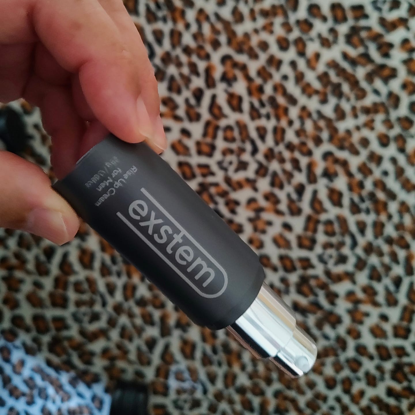 Customer photo review of exstem（エクステム）エクソソーム配合の男性用ケアクリーム