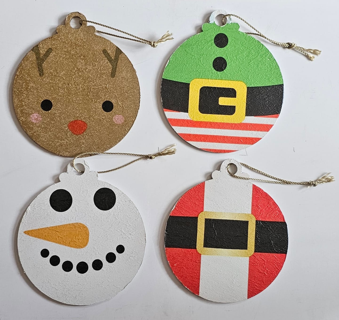 Customer photo review of Unfinished Wood Christmas Ornament Shape - Craft - up to 46" DIY 5" / 1/8"