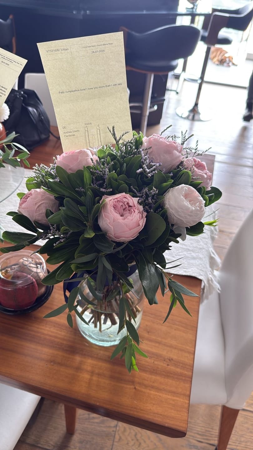Customer photo review of Limonada Rosa - Peonia Eterna Rosa