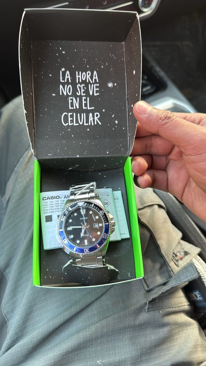 Customer photo review of Reloj Casio Submariner Marlin Duro MDV-107D-1A2VDF Buceo
