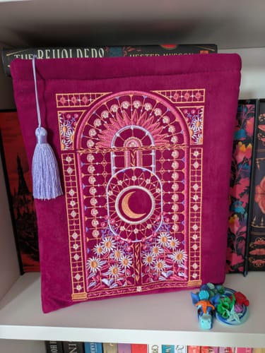 Customer photo review of Iridescence Book Sleeve - Pink