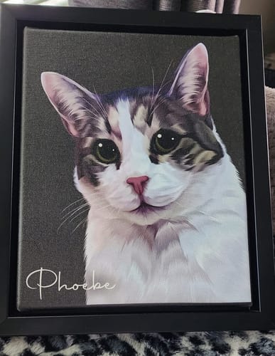 Customer photo review of Pet Art Canvas Wrap