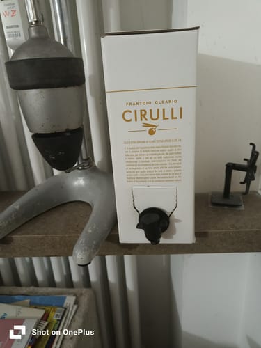 Customer photo review of Bag in box di olio extravergine di oliva • 5 Litri