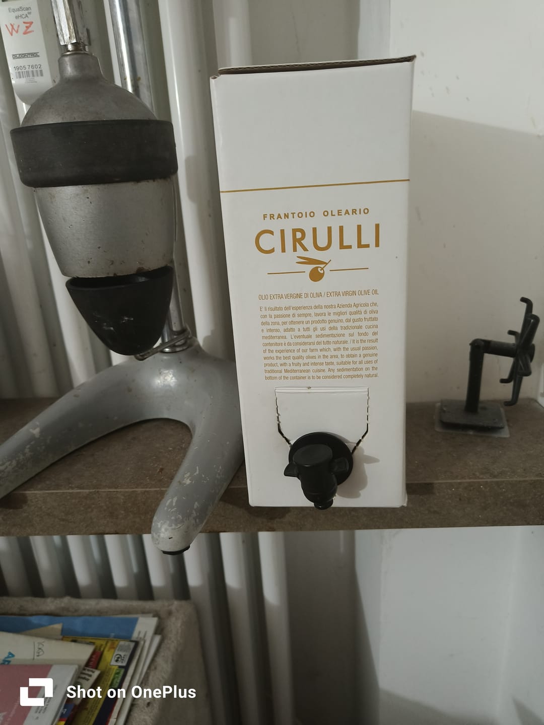 Customer photo review of Bag in box di olio extravergine di oliva • 5 Litri