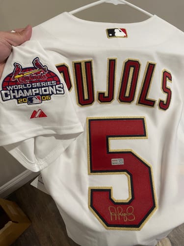 Customer photo review of Albert Pujols Autograph Signing