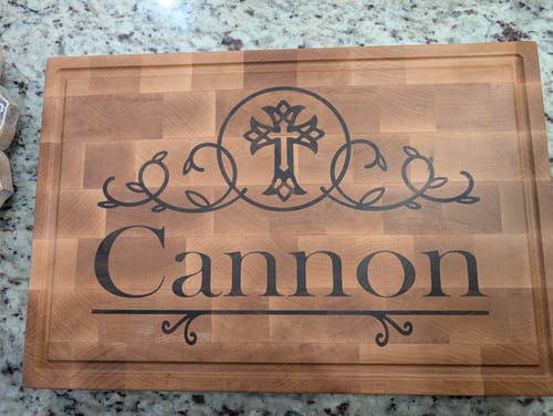 Customer photo review of Custom Inlay Builder Kit