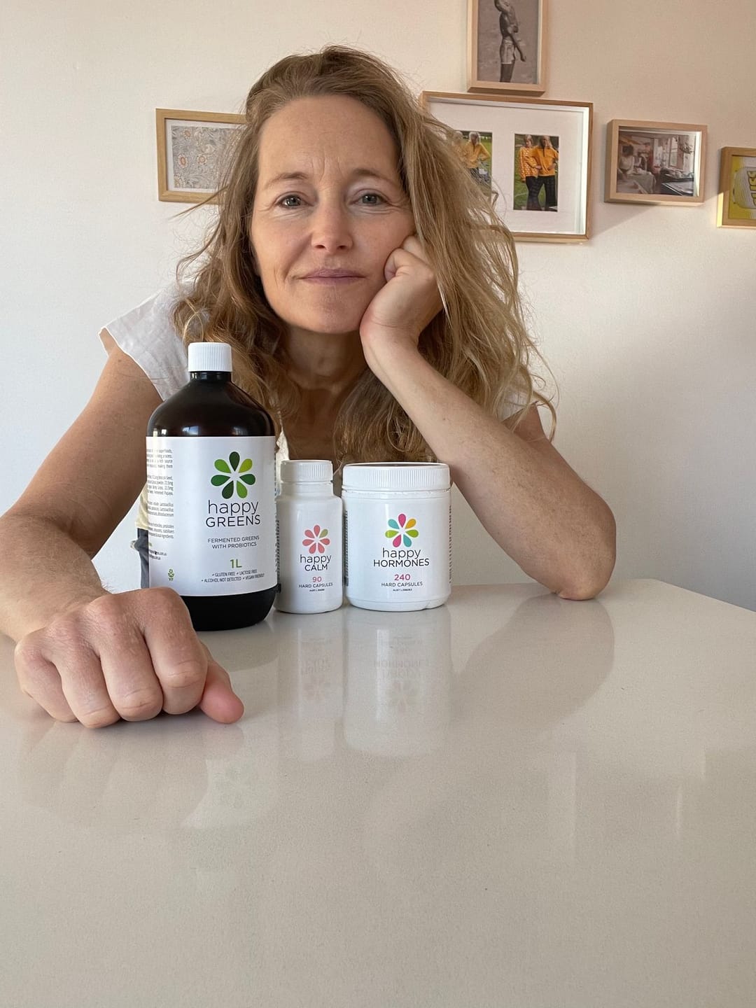 Customer photo review of Liquid Probiotics and Green Food Supplements - Happy Greens