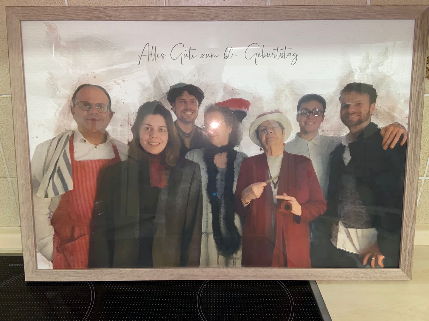 Customer photo review of Personalisiertes Gemälde nach Fotovorlage