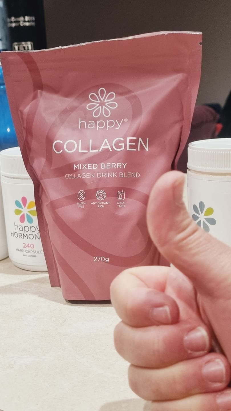 Customer photo review of Prebiotic Collagen Supplement - Happy Collagen