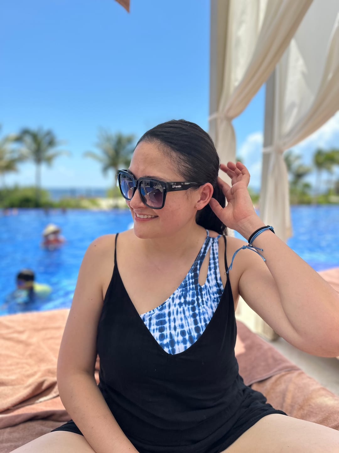 Customer photo review of Emoswimsuit - One Shoulder One Piece Swimsuit for Women Tummy Control Bathing Suits