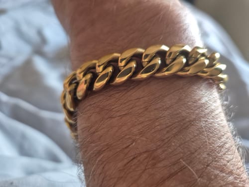 Customer photo review of Cuban Set Gold | 12mm