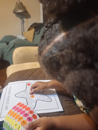 Customer photo review of The Preschool Box- 3 Months