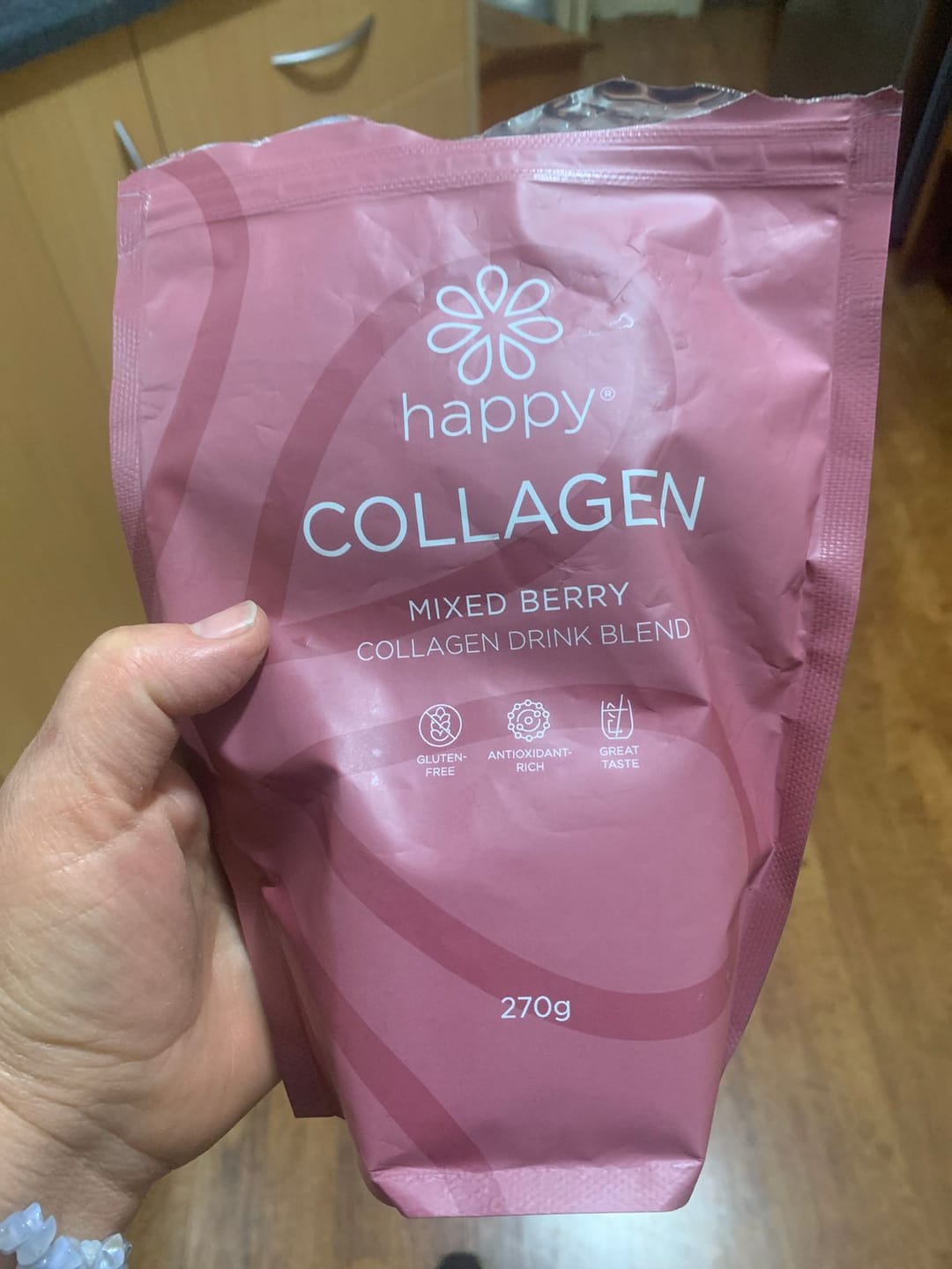 Customer photo review of Prebiotic Collagen Supplement - Happy Collagen