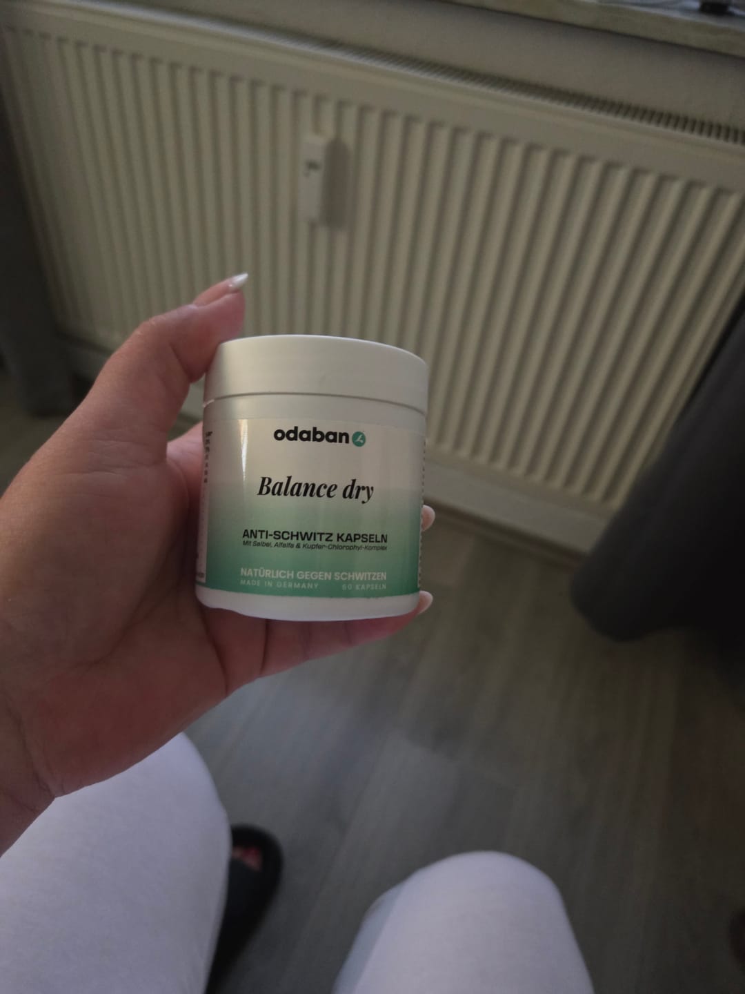 Customer photo review of odaban® Balance dry - Anti-Schwitz Kapseln I Abo