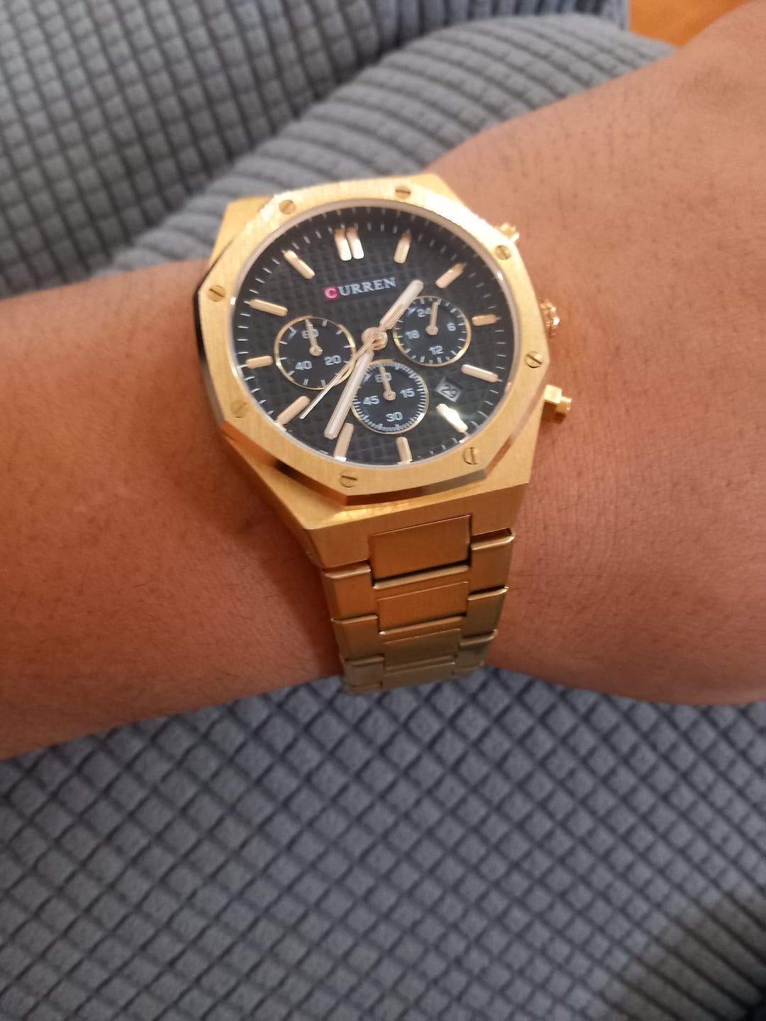 Customer photo review of Curren Atene® orologio uomo acciaio