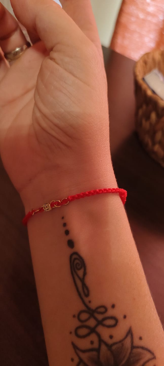 Customer photo review of Tibetisches Wunscharmband