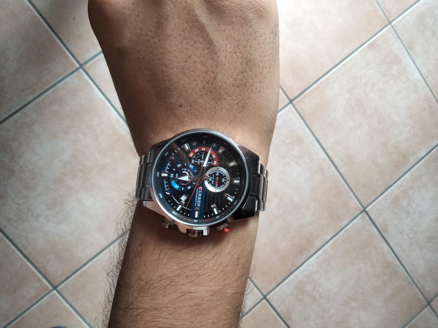 Customer photo review of Curren Ambasator® orologio uomo acciaio