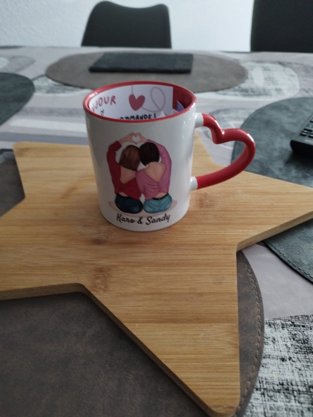 Customer photo review of Mug Personnalisé - Meilleures Amies