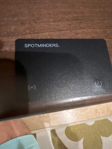 Customer photo review of SPOTMINDERS. Tracking card