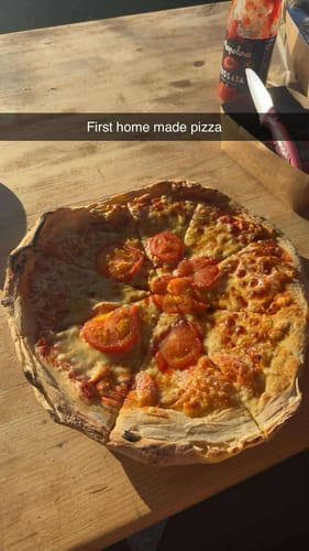 Customer photo review of Sourdough Pizza Bases