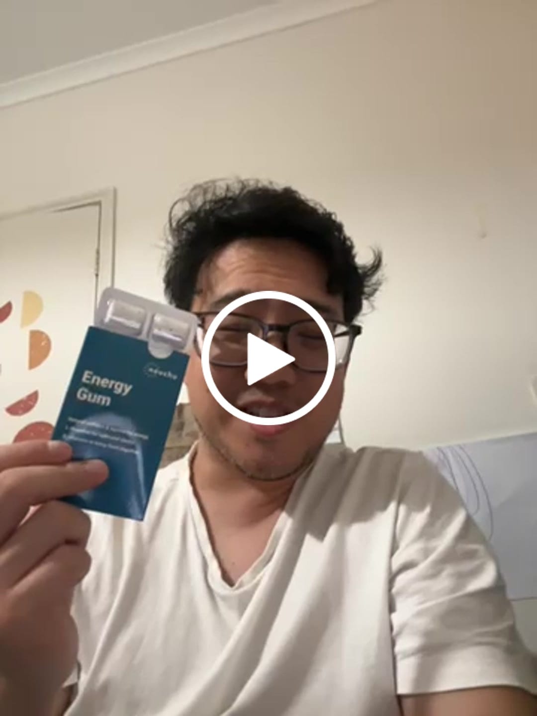 Customer video review of Energy & Focus Gum