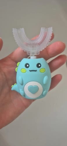 Customer photo review of KiddyBrush 360™ - מברשת השיניים החכמה לילדים שיניים נקיות ב-60 שניות בלי מלחמות