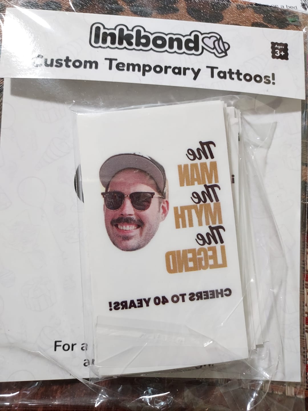 Customer photo review of The Man, The Myth, The Legend