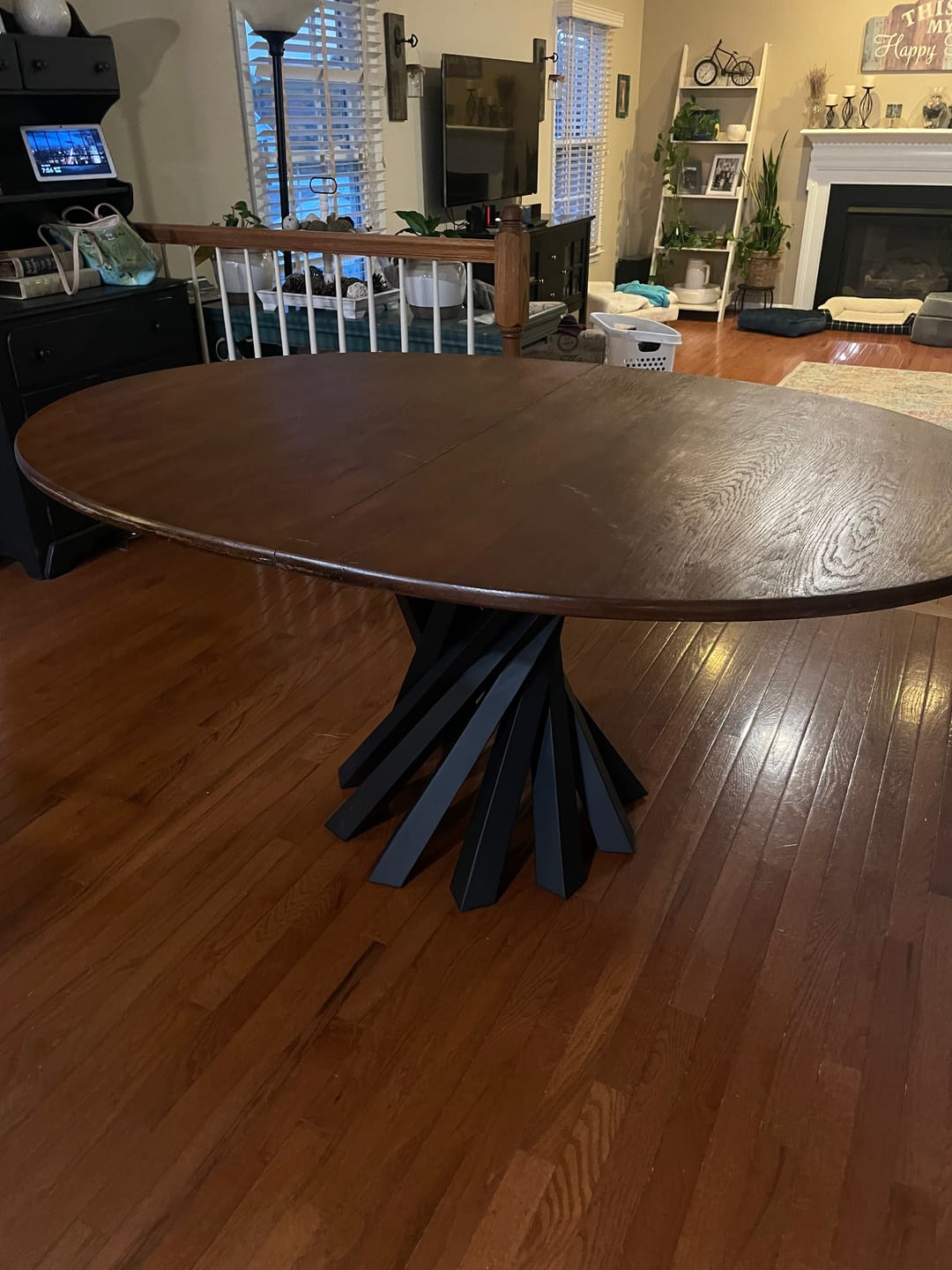 Customer photo review of Table Base 325 Filar 28H DIY Metal Furniture